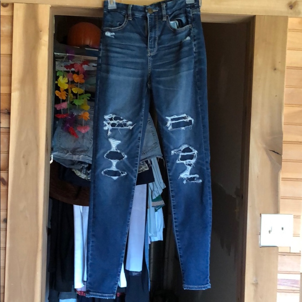 American Eagle high rise jeans